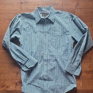 Ariat Men's Blue Checkered Casual Shirt